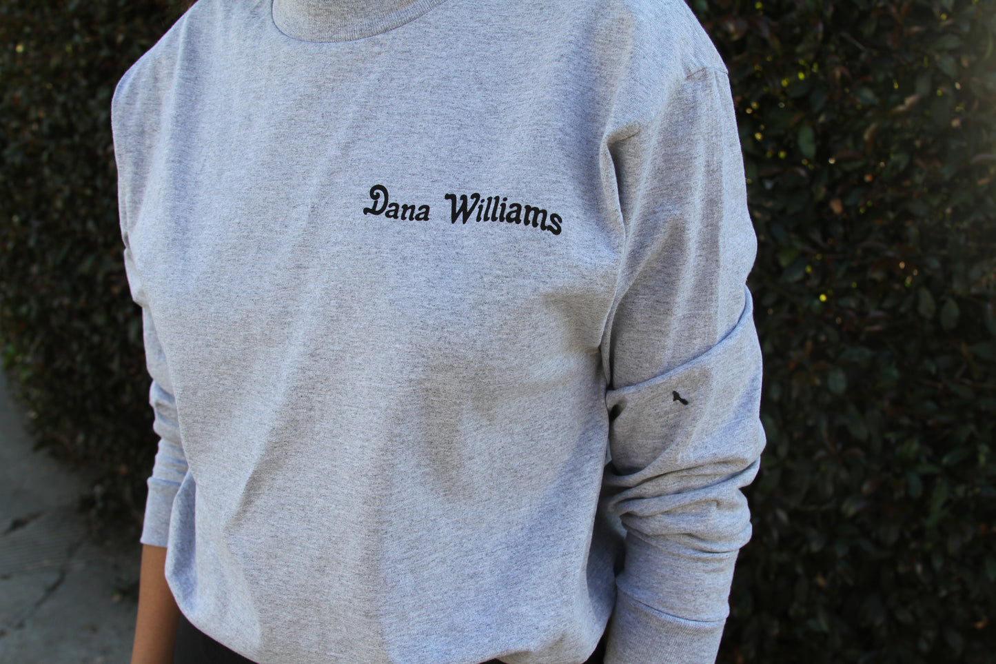 "End Of The World" Lyric Long Sleeve Shirt (Gray)